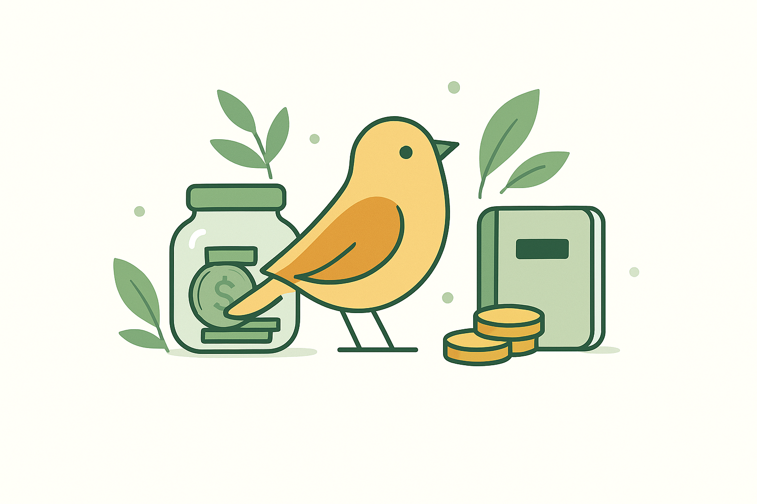 TakaPakhi personal finance education website illustration